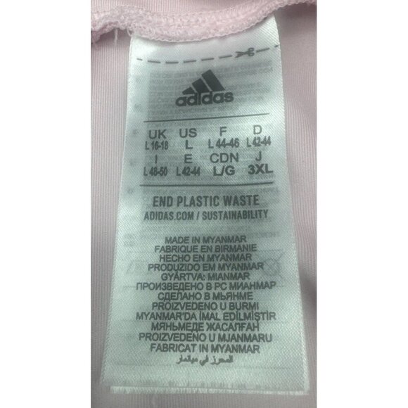 Adidas Women's Clear Pink City Break Sleeveless Mini Dress Sz L Tennis Golf - Picture 7 of 9